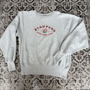 Vintage Rose bowl Stanford University Sweatshirt Medium Champion Reverse Weave